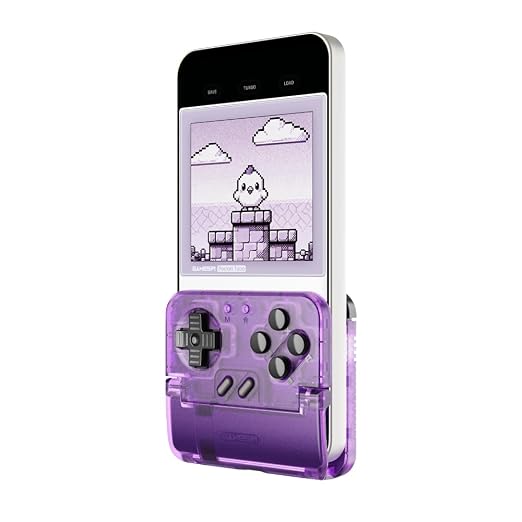 GameSir Pocket Taco Vertical Mobile Gaming Controller – Retro Arcade Bluetooth Gamepad for Android, Portableh Wireless Game Controller for phone, 600mAh Battery, Pass-Through Charging - Purple by GameSir