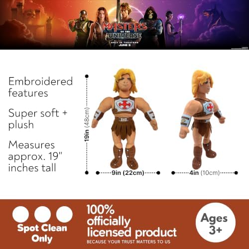 Masters of The Universe Cuddle Pillow Plush, Master of Hugs, Kids Bedding Super Soft Plush Pillow, (Officially Licensed Product) by Franco - Image 2