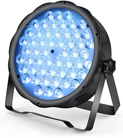 BETOPPER LED Par Lights 54 x 1.5W, RGB Stage Lights DMX DJ Lighting Sound Activated with Stand, Strobe Light & Wash Par Lighting DMX for Parties, Church, Wedding, Bars by BetopperDirect