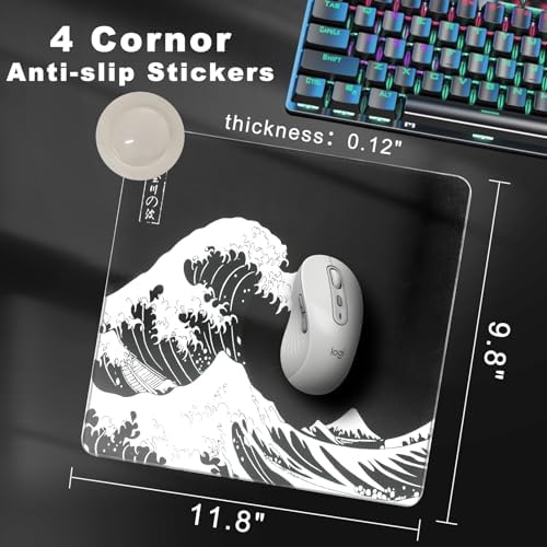Glass Mousepad, Hard Surface Gaming Mouse Pads, Mousepad Gaming, Glasspad - Image 6