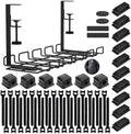 Under Desk Cable Management Tray with 52Pcs Different Essential Accessories by ENGYNC