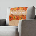 Headrest Cover for Small Recliner 26x16 Inch 2/Set - Fall Pumpkin Text Decor Print Waterproof Slipcover with Non-Slip Fixing Nails, Breathable Washable Protector for Home Office Chair by ZCFYGDX
