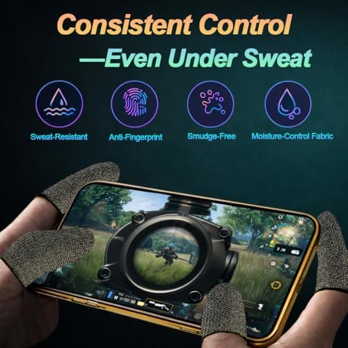 Bluradio 6 Pack Gaming Finger Sleeves for Mobile Gaming - Image 4