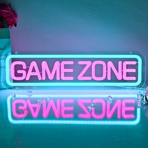 SYLHOME Game Zone Led Neon Light Sign Gamer Gaming Room Man Cave Wall Decor - Image 5