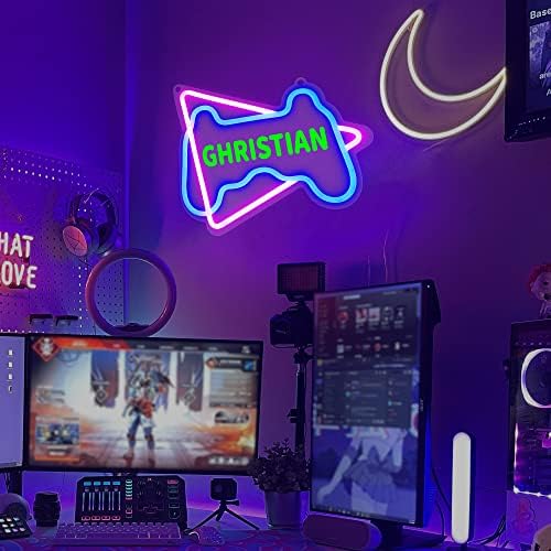 YuanDian Customized Gamer Neon Sign, Game Controller LED Neon Lights for Game Room Wall Decor, Gift Ideas for Boys Gamers Nephew Men Teen Son Grandson - Image 4