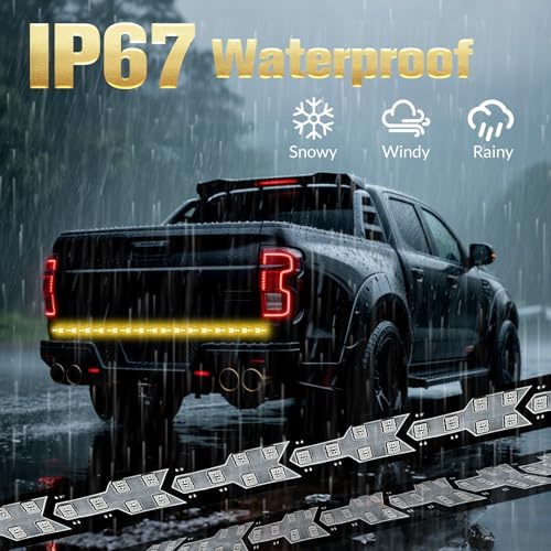 DIBMS Upgraded 60” LED Tailgate Light Bar Strip with Fall Warning Signal - Image 5