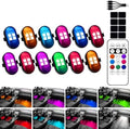 Wireless LED Lights for Car, Rechargeable Interior Car Lights by HEMEI9319