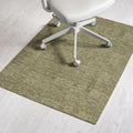 Anji Mountain 54" x 40" Rug'd Office Chair Mat for Carpet & Hardwood Floor | Low Pile, Anti-Slip Felt Backing for Rolling Chairs, Easy Glide Floor Protector Mat for Home Office, Burlington Green by AnjiMountain