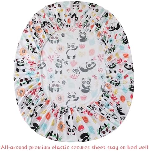 JSD Panda Flower Kids Full Sheet Set 4 Piece - Image 3