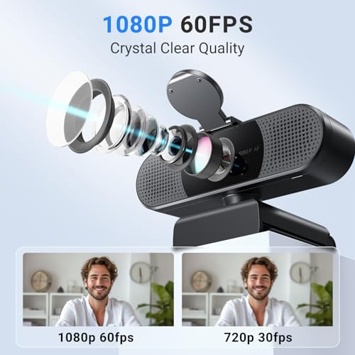 EMEET C960 AF 1080P Webcam for PC, Autofocus, 73° View Angle - Image 2