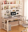 Pegboard Wall Organizer Panels.Modern Industrial Computer Desk with Storage Shelves & Pegboard - Stylish Home Office Writing Workstation for Study, Gaming, and Productivity，（Grey，31in） by Unknown