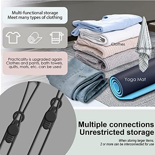 Silicone Cable Ties, Cord Organizer Cable Management(16Pcs-Black) - Image 4
