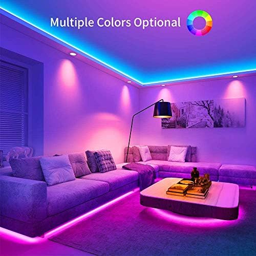 SUPERNIGHT Waterproof RGB LED Light Strip, 16.4ft 300LEDs for Bedroom - Image 5