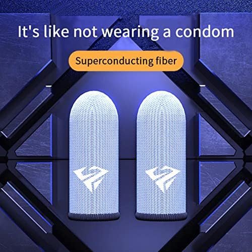 Sweatproof Finger Sleeve Breathable for Mobile Games, Finger Game Controller Gaming Thumb Gloves - Image 7