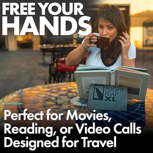 Flight Flap Airplane Phone Holder, Flexible Airplane Tablet Holder Travel - Image 3