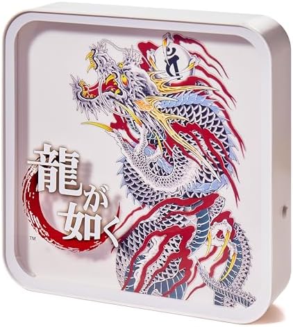 Numskull Official Yakuza Acrylic Logo Desk Lamp Wall Light for Bedroom, Office, Home, Study, Work by Numskull