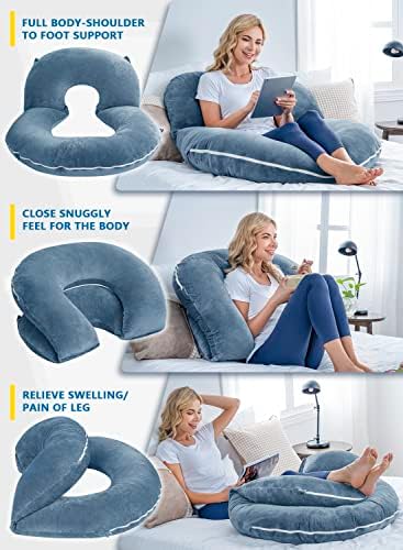 INSEN Reading Pillow, Back Pillow for Sitting in Bed and Couch - Image 6