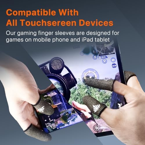 12 Pack Dedales Gamer Profesionales Anti Slip Silver Fiber Gaming Finger Sleeve Covers Sweat Proof Mobile Phone Gamer Glove Guantes para Durable Thumb Cots for Pubg Gaming Accessories - Image 6