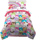 Franco Squishmallows Bedding Super Soft Comforter and Sheet Set with Sham, 5 Piece Twin Size by Franco