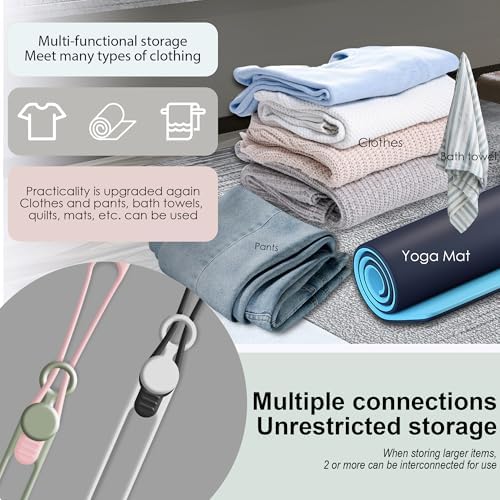 24Pcs Silicone Cable Ties, Cord Organizer Cable Management-Multi - Image 4