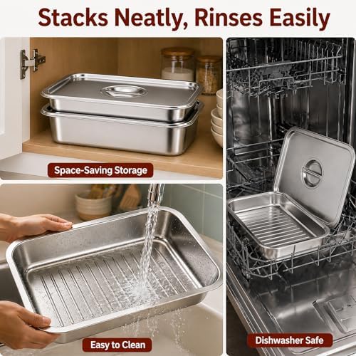 Grill Prep Tray with Lid 3-Piece Grill Carry System - Image 7