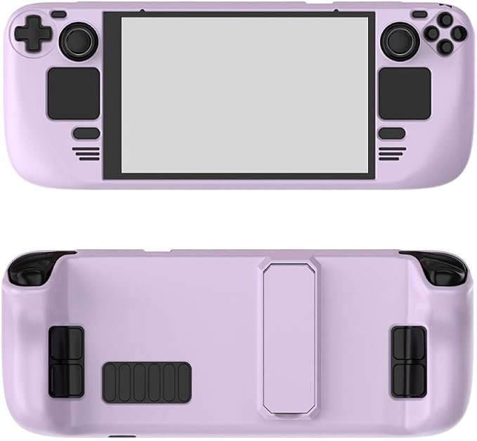 Multi-Color Lightweight Protective Shell for Steam Deck OLED PC Gaming Handheld, Anti-Drop Comfort Touch Protective Cover with Stand Bracket by Unknown