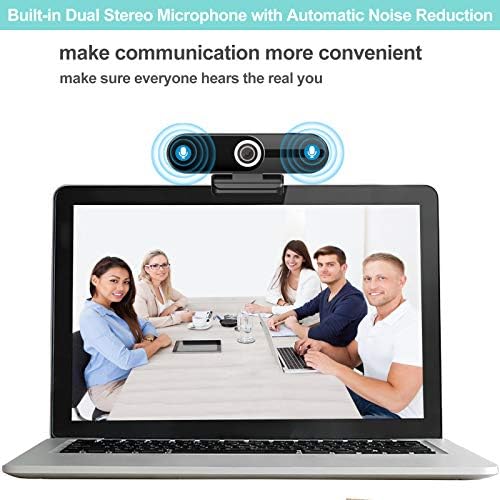 ToLuLu UHD 4K Webcam with Microphone, 8MP USB Computer Web Camera w/Tripod - Image 3