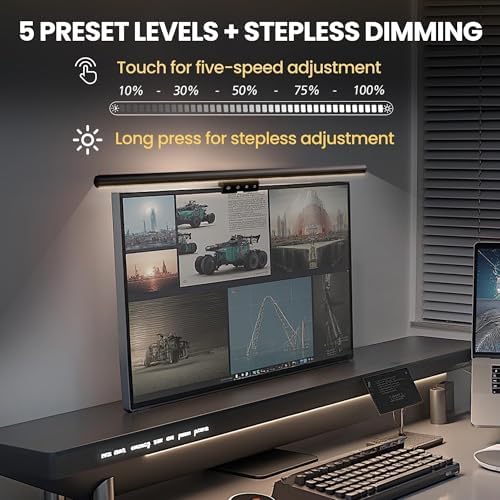 Monitor Light Bar 19.7", No-Glare Asymmetric Desk Screen Lamp - Image 4