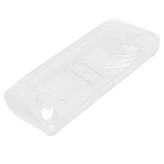 Clear Shockproof TPU Protective Case for ROG Ally Handheld 2023, Transparent Game Console Cover with Foldable Stand and Non - Slip Grip for Gaming Comfort (Transparent) - Image 3