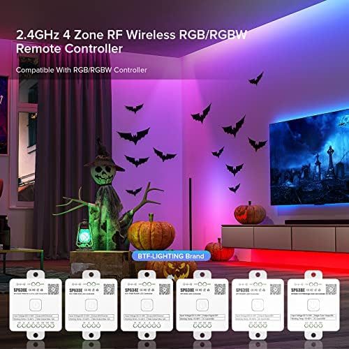 BTF-LIGHTING RB3 2.4G Wireless Touch RF Remote for PWM or SPI RGB RGBW LED - Image 6