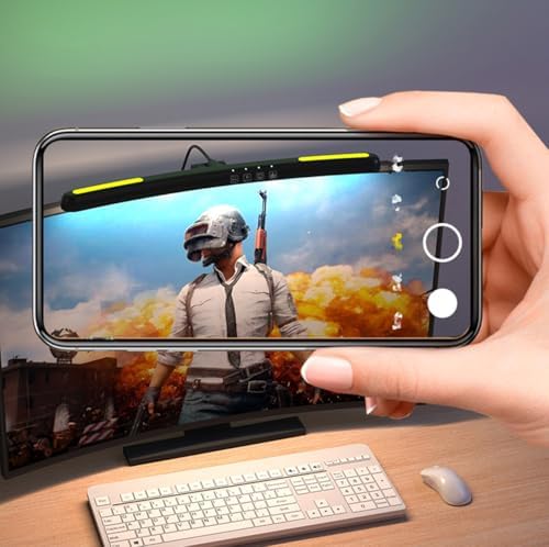Computer Monitor Light Bar Curved Screen Hanging Light with RGB Colorful Ambient Light Four Modes Touch Control Eye Protection LE13 B - Image 5