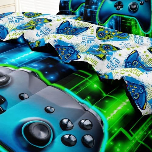 Twin Gaming Bedding Comforter Set for Kids Boys Teens - Image 6