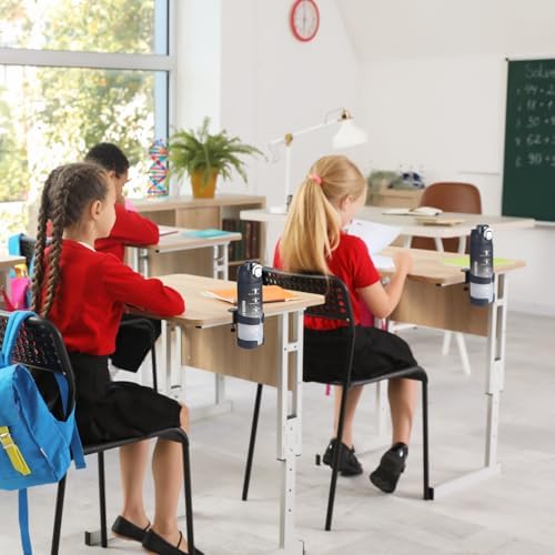 8 Pcs Water Bottle Holder for Classroom Anti-Spill Adjustable Clamp Desk Chair Cupholder Back to School Gift for Students Water Bottle Storage Desk Organizer for Students Teachers Classroom Office - Image 6