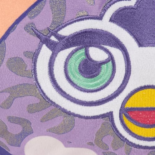Jay Franco Furby Shaped Decorative Pillow – 17 Inch Kids Ultra-Soft Stuffed Plushie & Cozy Throw Pillow, Official Licensed Product, Purple - Image 5