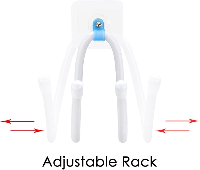 Linkidea Controller Wall Mount Holder Compatible with PS4, PS5, Xbox, Switch, Multifunctional Adjustable Headphone Hook, VR Headset Hanger (White, 4 Pack) - Image 2