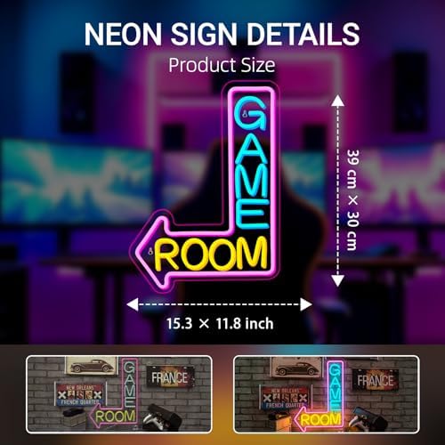 Game Room Neon Sign Retro Video Game Neon Lights for Teen Boy - Image 4