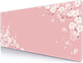 IMAYONDIA Pink Japanese Desk Mat, Cherry Blossom Large Gaming Mouse Pad, Non-Slip Rubber Base Mousepad for Women, Desk Pad for Work, Game, Office, 31.5x11.8 Inch- Sakura Flowers Aesthetic by IMAYONDIA
