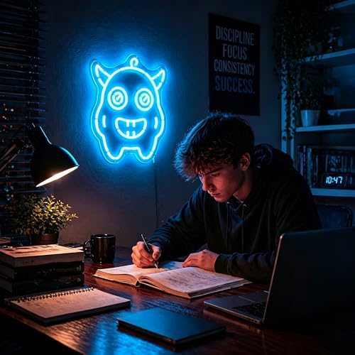 Neon Sign, Monster Neon Signs for Wall Decor LED Signs Neon Light - Image 6