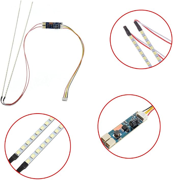 490mm LED Backlight Strip Light Kit DC 10-30V CCFL LCD Screen to LED Monitor Module Liquid Crystal Display Lamp Tube Light Bar - Image 4