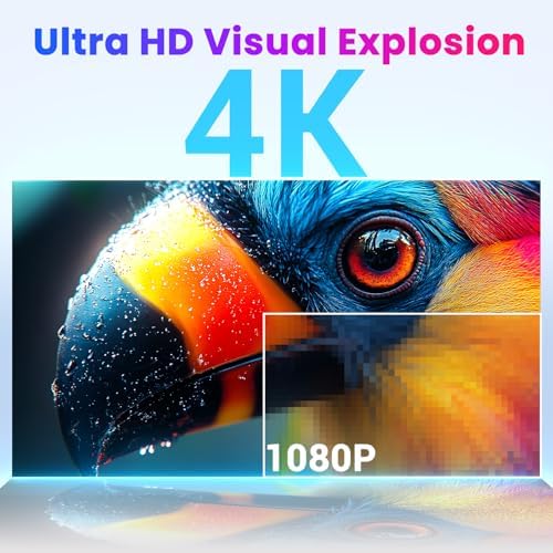 Upperizon Portable Monitor 15.6 inch 4K UHD 3840X2160 144% sRGB 60Hz HDR HDMI USB-C Travel Monitor for Laptop MacBook PC Surface PS5 Xbox, External Display with Full Cover & Speakers, VESA Compatible - Image 4