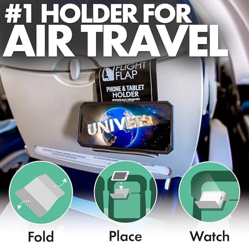 Flight Flap Airplane Phone Holder - Foldable Phone Stand for Plane Travel - Image 2
