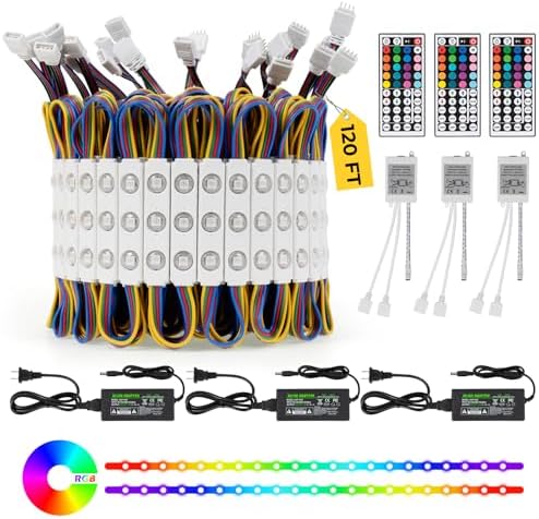 Dyna-Living LED Storefront Lights 120FT Window LED Lights for Store Front by Dyna-Living