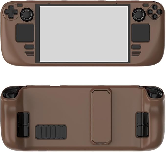 Multi-Color Lightweight Protective Shell for Steam Deck OLED PC Gaming Handheld, Anti-Drop Comfort Touch Protective Cover with Stand Bracket by Unknown