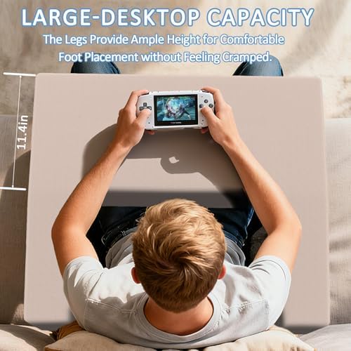 Lap Pillow Desk - Gaming Pillows for Lap, Multi-Functional Reading&Book Pillows and Machine Washable Desk Pillow for Napping, Work & Sofa Couch Use - Image 2