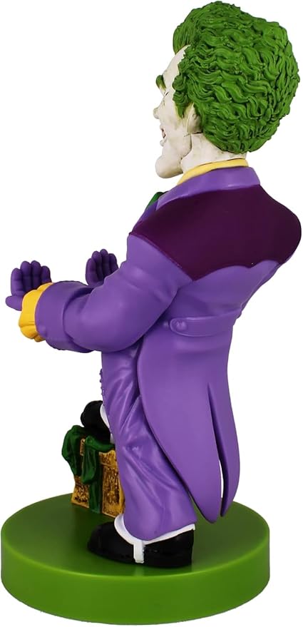 Exquisite Gaming: Warner Bros: Joker - Original Mobile Phone & Gaming Controller Holder, Device Stand, Cable Guys, Licensed Figure, Small - Image 7