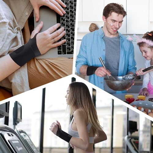 Wrist Brace,Wrist Support for Carpal Tunnel Pain Relief,Ulnar Brace Ultra-Thin Elastic for Tear,Wrist wraps Repetitive Wrist Use Injury,Fits Both Wrists - Image 7