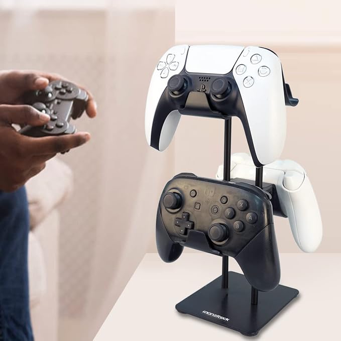 Monzlteck Desktop Controller Holder for PS4/PS5/Xbox ONE/Switch Pro/Headset, Controller Organizer,Gaming Accessories - Image 6