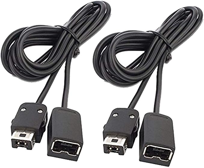 NES Classic Controller Extension Cable 3M / 10ft (2-Pack), SNES Extension Power Cord Compatibility Nintendo SNES Classic Edition Controller (2017) and Mini NES Classic Edition (2016), Wii, Wii U by i-Kawachi