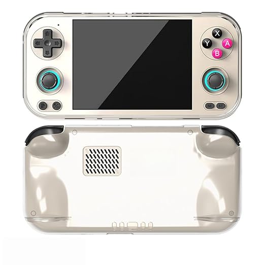 Case Cover for Anbernic RG476H Game Console, Soft TPU Cooling Transparent Anti-drop Shockproof Protector Shell Cover for RG476H Retro Handheld Game Console (Transparent) - Image 3