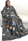 Catalonia Wearable Blanket with Sleeves for Women & Men, Fleece Wrap Throw by Catalonia